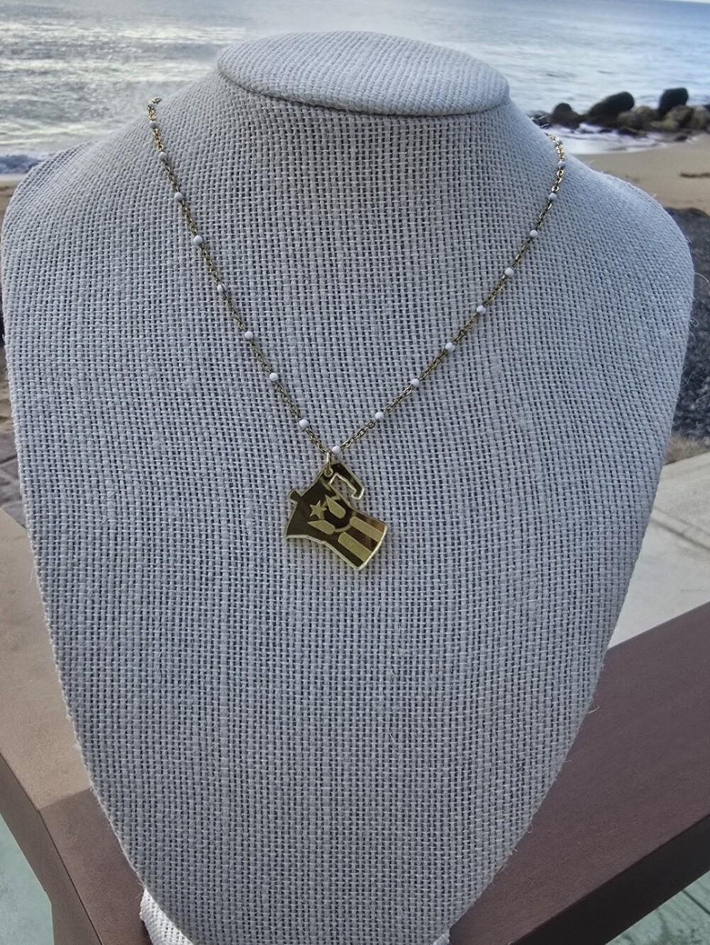 Greca Coffee Necklace